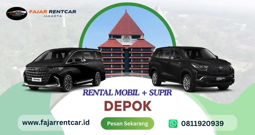 Rental Mobil Depok 500rb Full Service Rating 5 Google | Fajar Rent Car